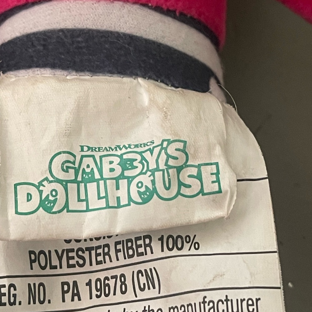 Dreamworks Pink and Blue Gabby’s Dollhouse Gabby 14” Plush Doll - Picture 6 of 11